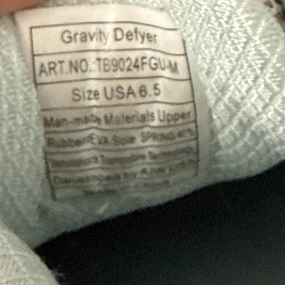 Gravity Defyer Mighty Walk Shoes Womens Size 6.5 Gray Blue - Picture 7 of 10